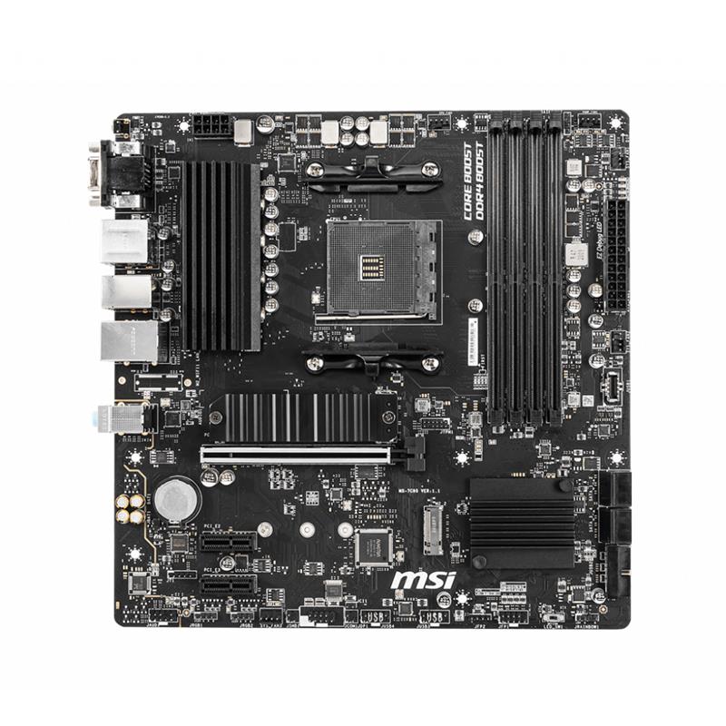 MSI B550M PRO-VDH DDR4 4400MHZ 1XVGA 1XHDMI 1XDP 2XM.2 USB 3.2 MATX AM4 (AMD 5000 VE 3000 SERİSİ İŞLEMCİ UYUMLU)