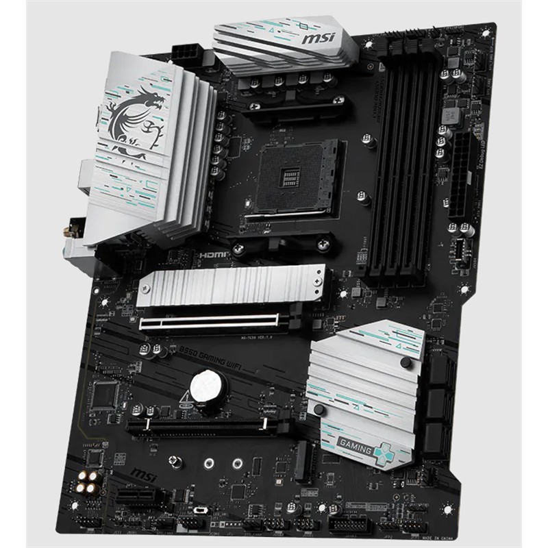 MSI B550 GAMING WIFI DDR4 4866MHZ 1XHDMI 1XDP 2XM.2 USB ATX AM4 (AMD AM4 5000/5000 G/4000 G /3000 SERİSİ İLE UYUMLU)
