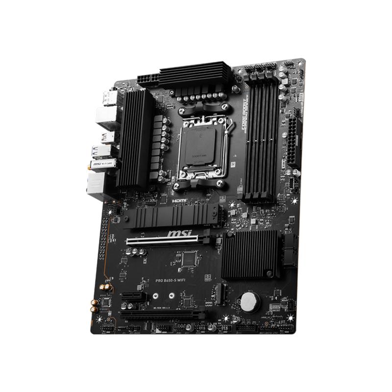 MSI PRO B650-S WIFI DDR5 7200MHZ 1XHDMI 1XDP USB 3.2 M.2 ATX AM5 (AMD AM5 9000/8000/7000 SERİLERİ İLE UYUMLU)