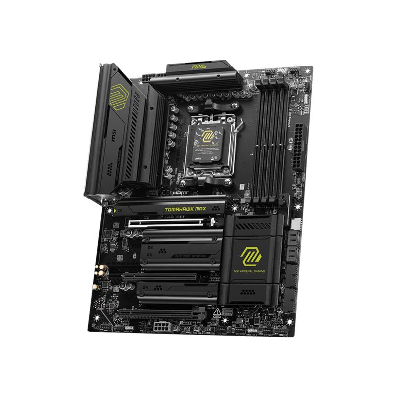 MSI MAG B850 TOMAHAWK MAX WIFI DDR5 8400MT/S 1XHDMI 4XM.2 ATX AM5 (AMD AM5 9000/8000/7000 SERİLERİ İLE UYUMLU)