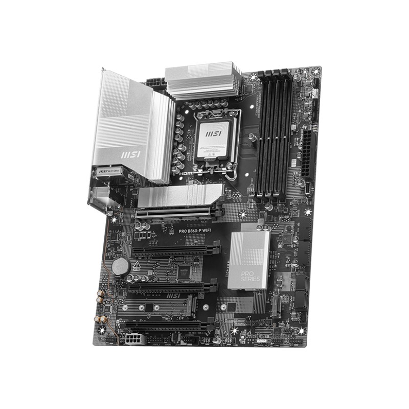 MSI PRO B860-P WIFI DDR5 8800MT/S 1XHDMI 1XDP 3XM.2 ATX 1851P (INTEL ULTRA PROCESSORS SERIES 2)