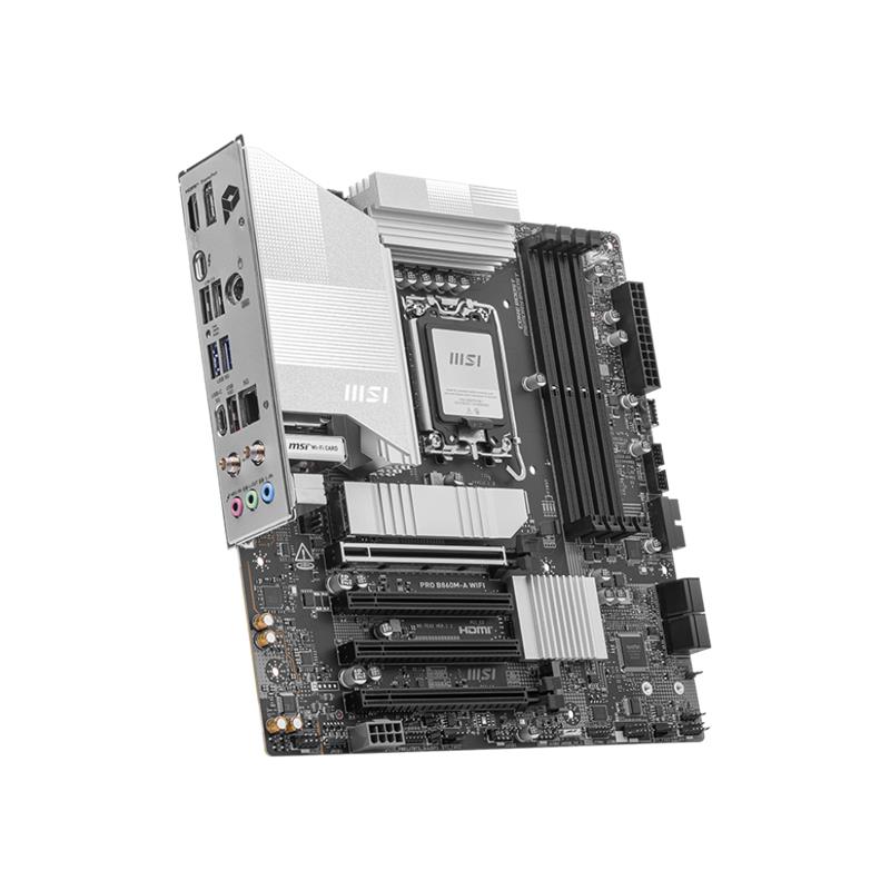 MSI PRO B860M-A WIFI DDR5 8800MT/S 1XHDMI 1XDP 3XM.2 MATX 1851P (INTEL ULTRA PROCESSORS SERIES2)