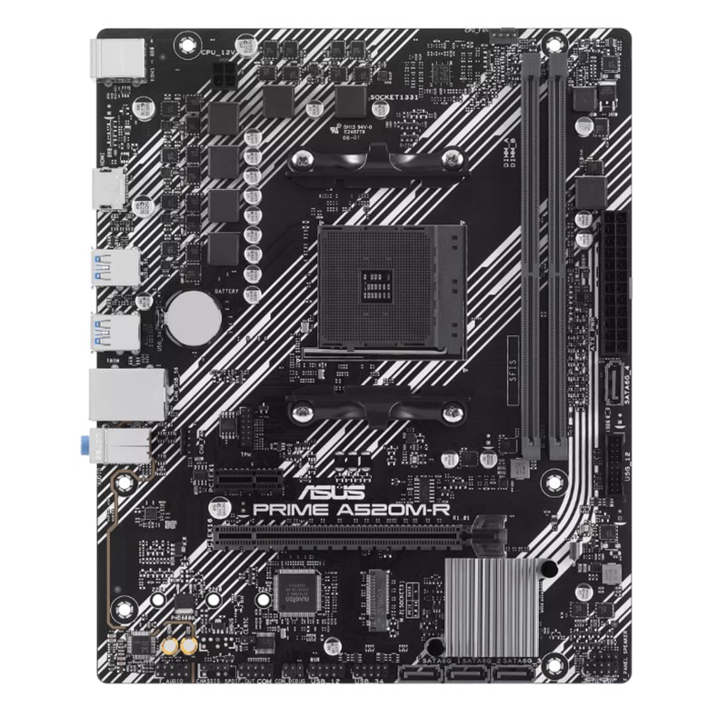ASUS PRIME A520M-R DDR4 5100MHZ 1XHDMI 1XM.2 USB2.0 MATX AM4 (AMD AM4 5000/4000 /3000 SERİSİ İLE UYUMLU)