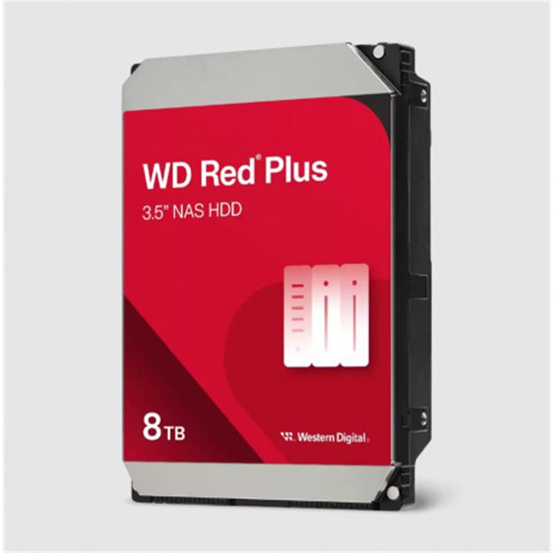 8 TB WD RED PLUS SATA3 5640RPM 256MB WD80EFPX (3 YIL RESMI DIST GARANTILI)