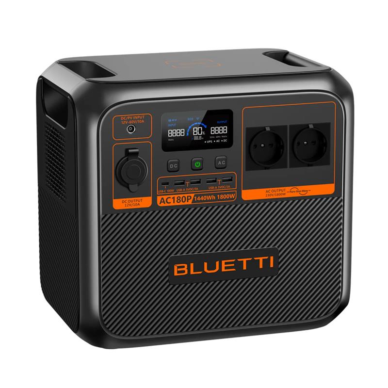BLUETTI AC180P 1800W 1440WH TAŞINABİLİR GÜÇ İSTASYONU