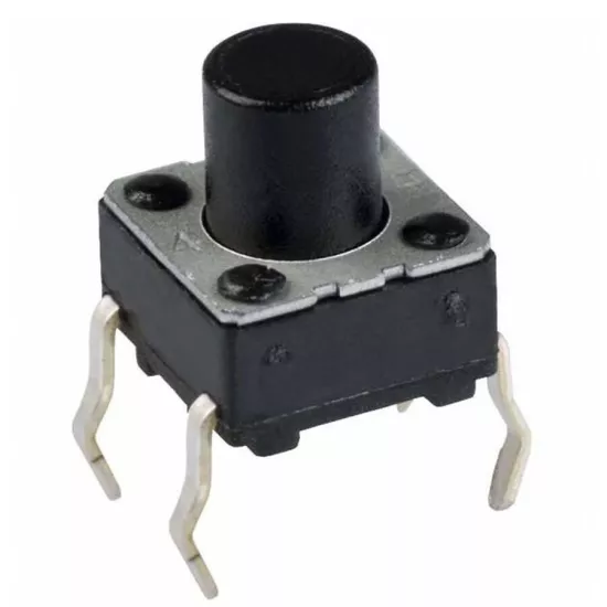 6X6 10mm Tach Buton (4 Bacak) 