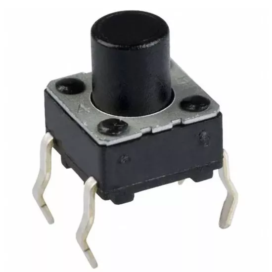 6X6 12mm Tach Buton (4 Bacak) 