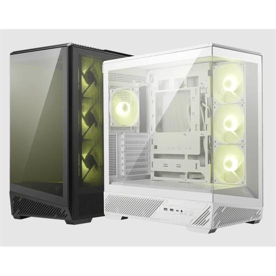 MSI MAG PANO 130R PZ TEMPERLİ CAM 3X120MM REVERSE ARGB 1X120MM ARGB FAN ATX PANORAMİK GAMİNG BİLGİSAYAR KASASI