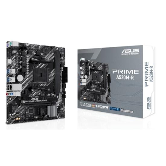 ASUS PRIME A520M-R DDR4 5100MHZ 1XHDMI 1XM.2 USB2.0 MATX AM4 (AMD AM4 5000/4000 /3000 SERİSİ İLE UYUMLU)