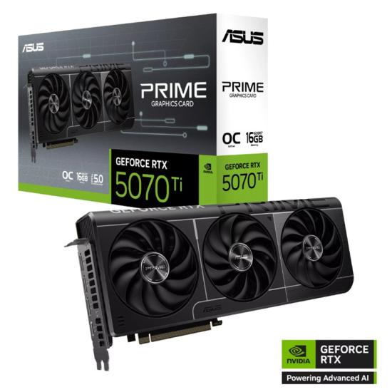ASUS GEFORCE PRIME-RTX5070TI-O16G 16GB GDDR7 256BIT 1XHDMI 3XDP EKRAN KARTI