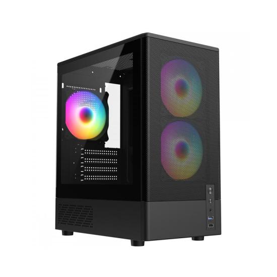 FRISBY FC-8975B 550W 3X120 RGB FAN  GAMİNG SİYAH KASA