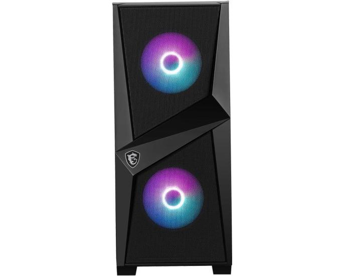 MSI MAG FORGE 100R TEMPERLI CAM ARGB PSU YOK 2X120MM 1X120MM GAMING ATX KASA SİYAH