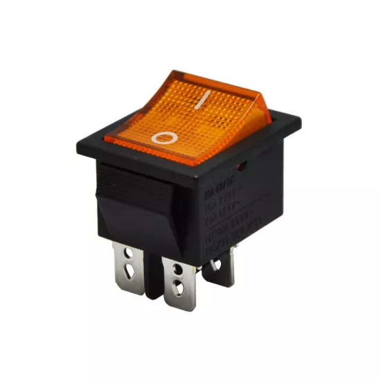 ATS-104 Geniş Işıklı Anahtar Sarı 