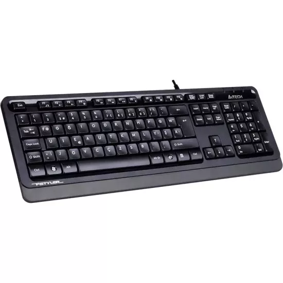 A4 TECH FK10 F TR MM GRİ/SİYAH USB KABLOLU KLAVYE