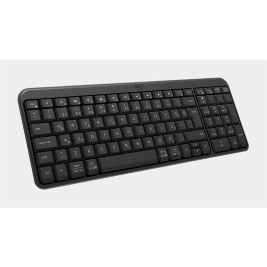 LOGITECH K250 TAM BOYUTLU KOMPAKT BLUETOOTH TÜRKÇE Q KLAVYE GRİ 920-013460