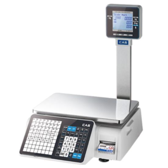 CAS CL3000 15KG 202DPI DİREKT TERMAL ETHERNET LCD EKRAN BOYUNLU BARKODLU TERAZİ