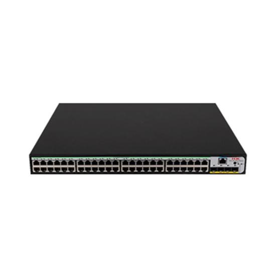 H3C 9801A412 S5120V3-52P-PWR-LI 48 PORT GIGABIT+4X1GB SFP 1XCONSOLE PORT YÖNETİLEBİLİR 370W POE RACKMOUNT SWITCH