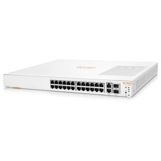 HPE JL807A ION 1960 24 PORT GIGABIT + 2X10GB SFP PORT POE 370W RACKMOUNT SWITCH