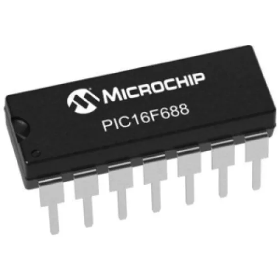 PIC16F688 I/P Mikrodenetleyici 