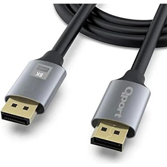 QPORT Q-DP14 1,8M 1.4V DISPLAY PORT KABLO