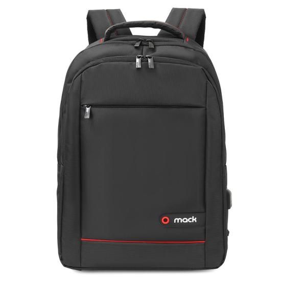 MACK MCC-006 15.6’’ OFFICE USB GİRİŞLİ NOTEBOOK SIRT ÇANTASI SİYAH