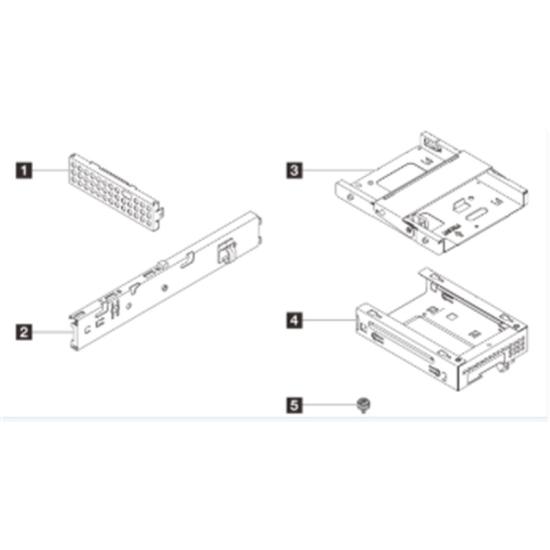 LENOVO ST45 V3 1x3.5 HDD + ODD Cage Kit 4XF7A96626