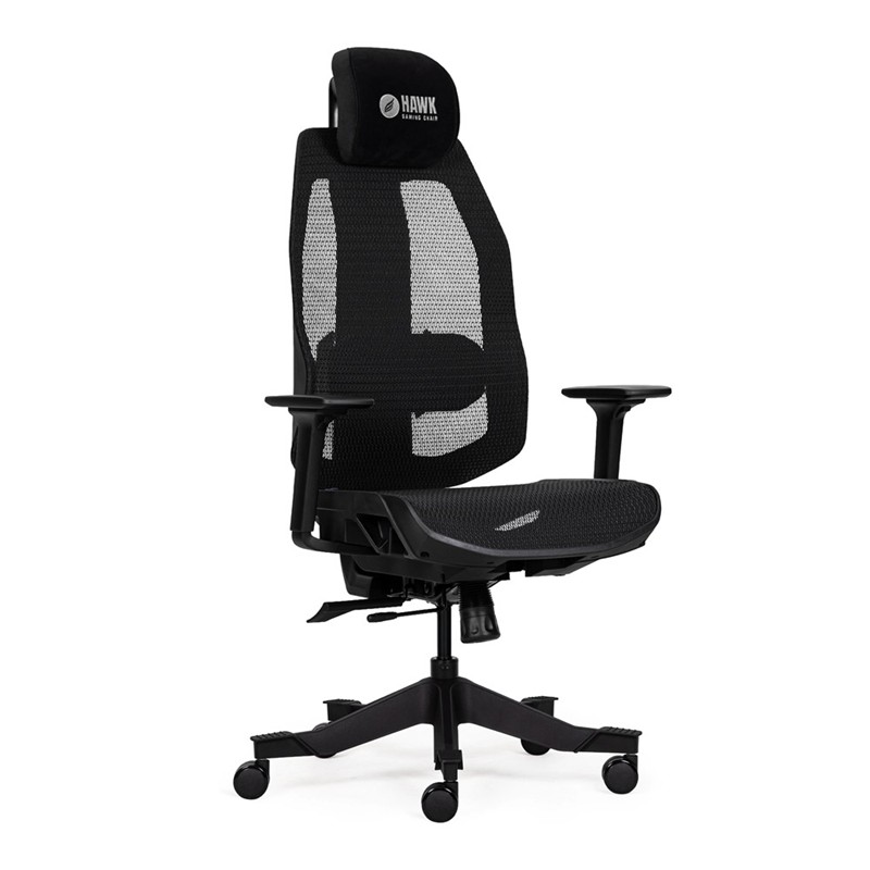 HAWK GAMING CHAIR NOVA FİLELİ SİYAH OYUNCU KOLTUĞU